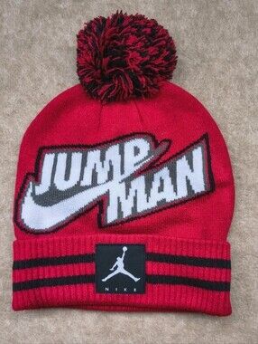 Nike Jordan Jumpman Pom Beanie Glove Set -Q